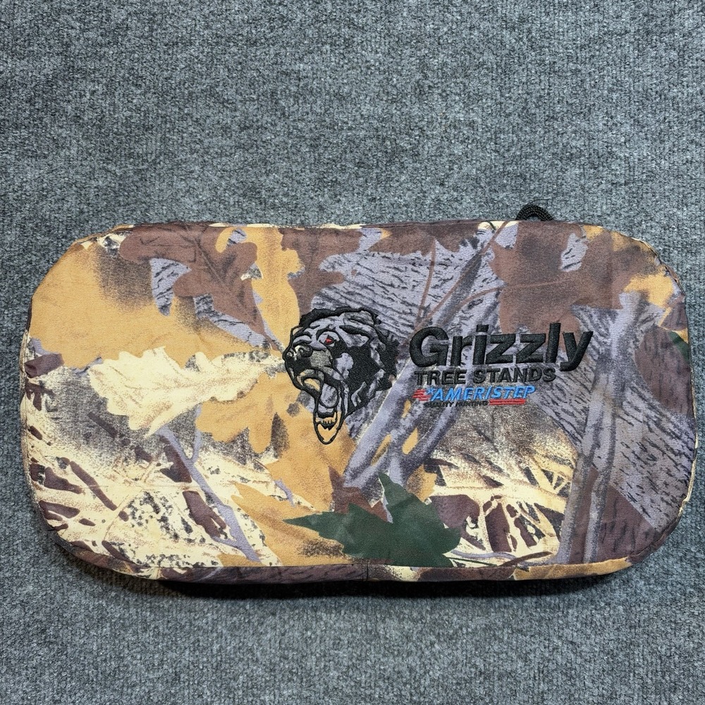 Vintage Ameristep Grizzly Climbing Tree Stand Replacement Seat Cushion Camo OEM